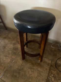Swivel Stool solid wood