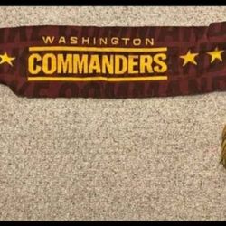 Washington Commanders Scarf  New in Packaging