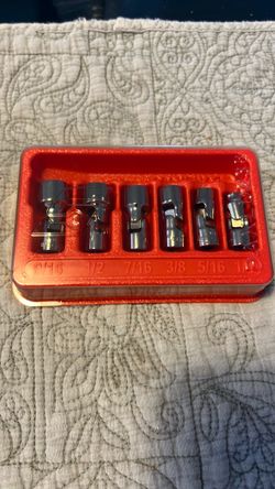 Snap on full swivel socket set