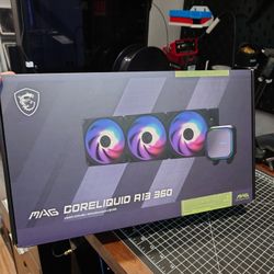 MSI MAG Coreliquid A13 360 - AIO ARGB CPU Liquid Cooler - 360mm Radiator