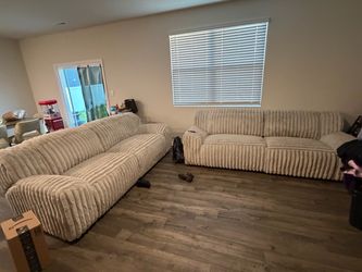Two couches for sale.