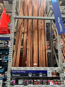 Copper piping available