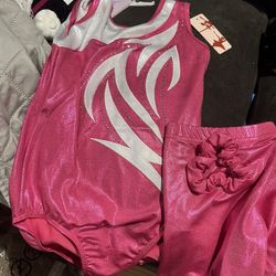Pink Gymnastic Set Size 10- New