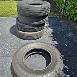 Set of tires  size 245/75R17