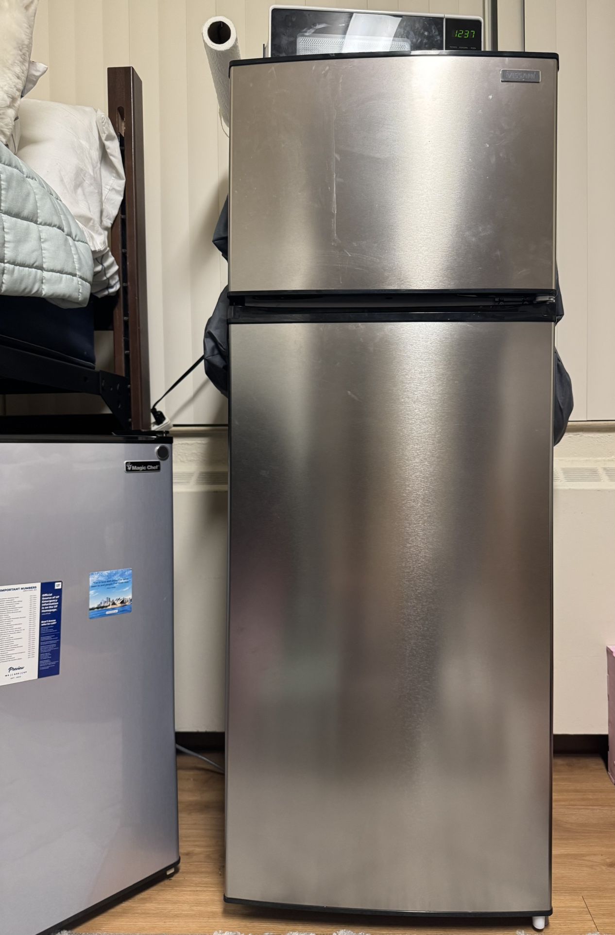 Small Silver Fridge
