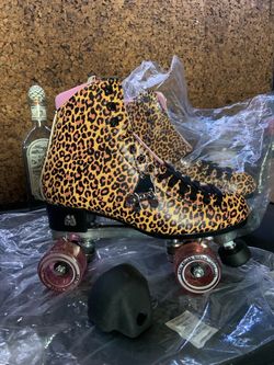 Moxi Roller Skates Leopard Print