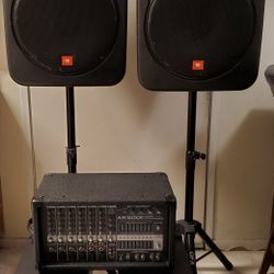 JBL Speakers With Peavey XR 600F And Bose Speakers