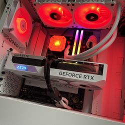 White Gaming PC, Aero z790, I9 12900K, 4070TI, 1TB SSD