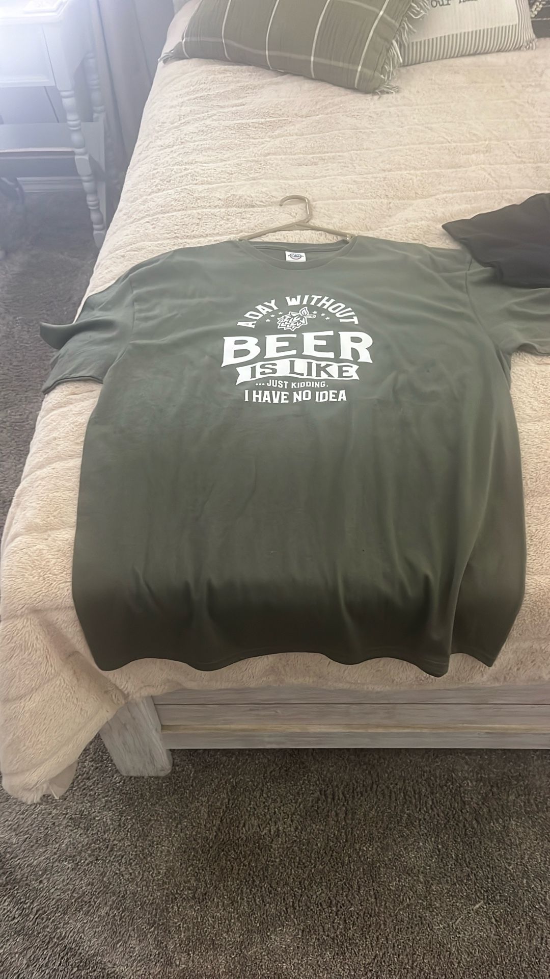 4 Extra Large T-Shirts, One Green Three are black