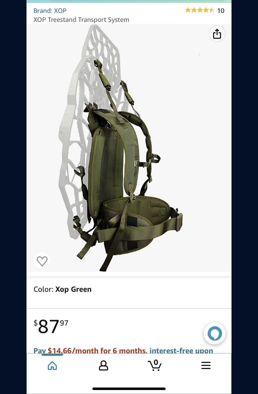 XOP Tree Stand Transport System (XOP TTS) - Tree Stand Carrier System - Universal Treestand Carrier