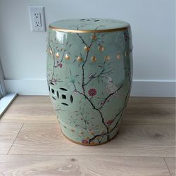Porcelain handmade stool