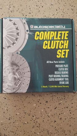 Autospecialty complete clutch set