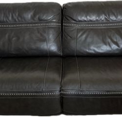 Full leather, Powered Furniture Set! Every seat reclines! Virtually no wear and tear + COFFEE TABLE
