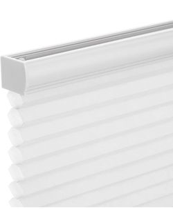 Cordless Cellular Shades,Light Filtering Honeycomb Shades for Windows,Pull Down Pleated Blinds,Easy to Install for Indoor Windows and French Doors,Whi