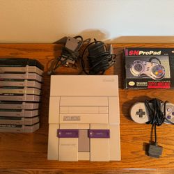 Super Nintendo + 10 Games