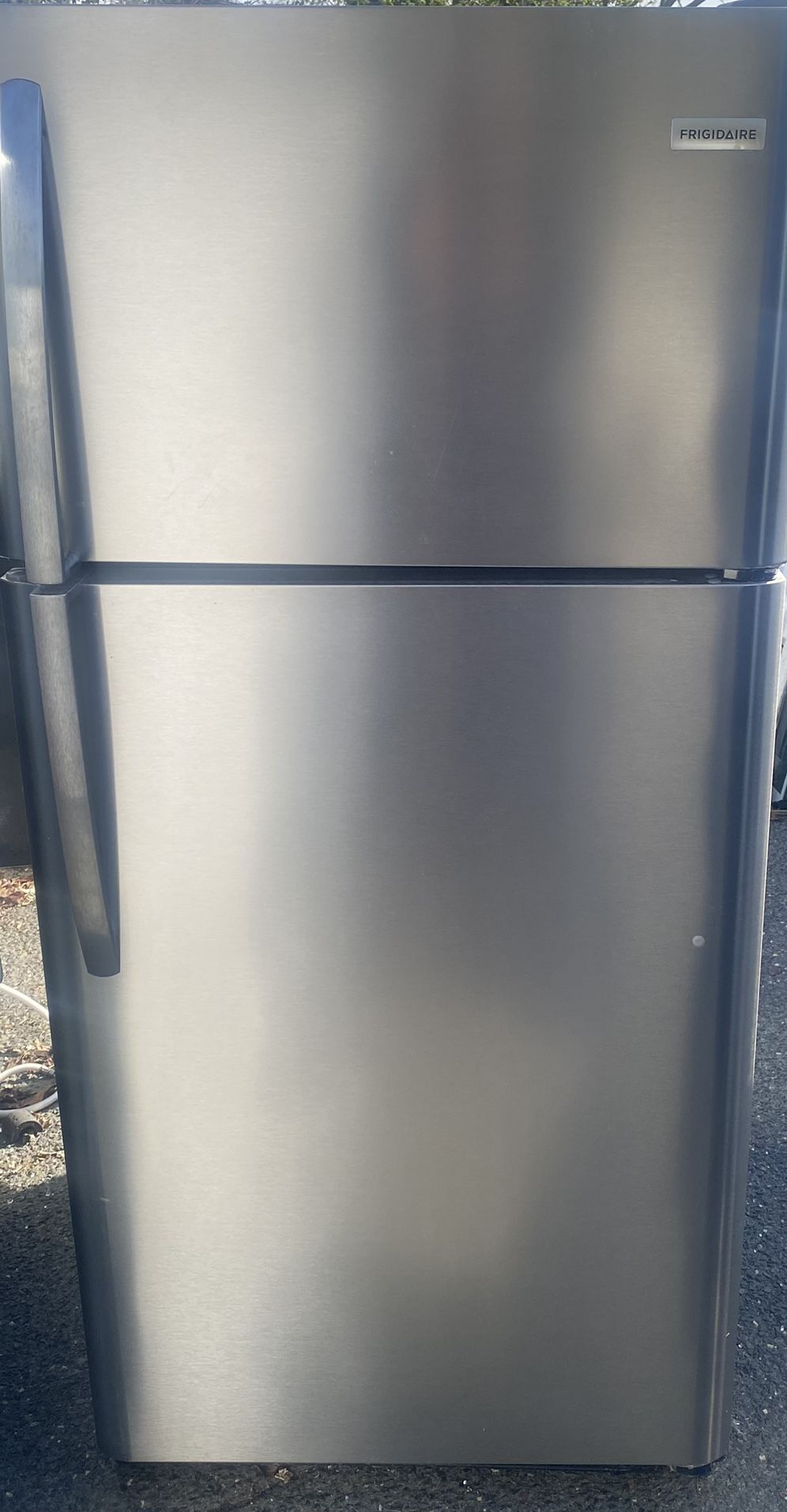 Stainless Top And Bottom Frigidaire Fridge
