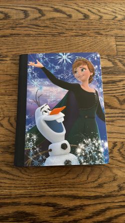Disney Frozen 2 Composition book with Anna and Olaf
