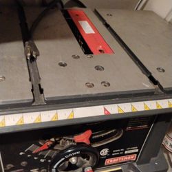 Craftsman Table Saw Works Great Adjustable Blade