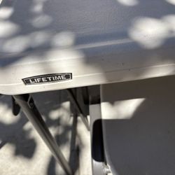 Lifetime Table With Four Chairs 