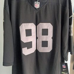 Max Crosby Raiders XXXL Football Jerseys 