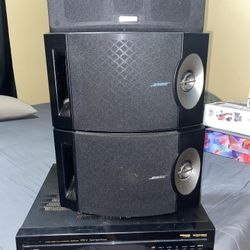 Bose speaker system + Pioneer Elite receiver bundle — powerful sound