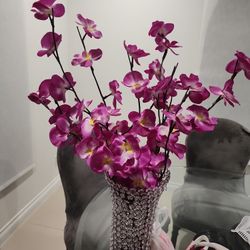 Two Branches Of Light Up Orchid
