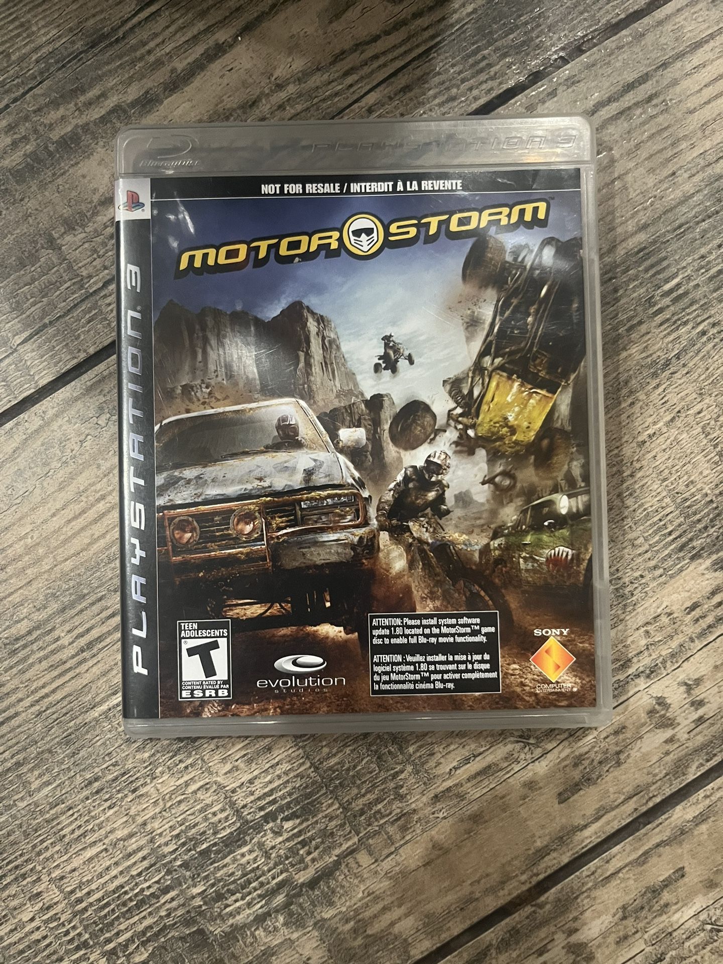 Motostorm PS3 game 