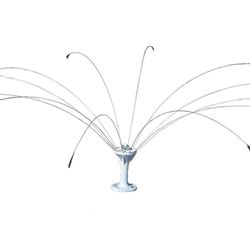 Stainless Steel Bird Deterrent with PVC Base for Outdoors, Boats, Docks and HVAC - Efficient Bird Repellent for Birds, Deters Seagulls and Other Birds