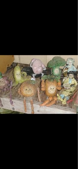 Whimsical Vegetable Character Figurines Collection