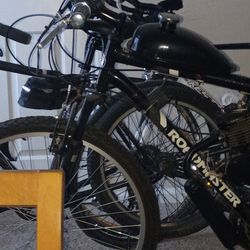 road master bicycle with engine