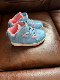 Toddler High-Top Sneakers Blue and Pink