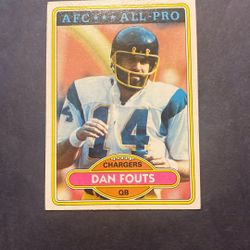 Dan Fouts 1980 AFC All Pro Topps #520