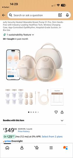 Eufy Breast Pump S1 Pro - NEW