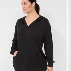 Livi Active For Lane Bryant Vneck Hoodie