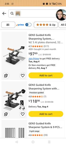 Gen 3 Guided knife sharpening system