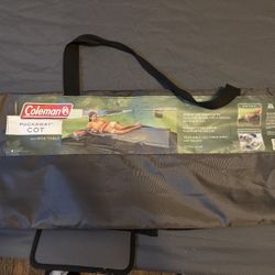 Coleman Packaway Cot w/ Side Table