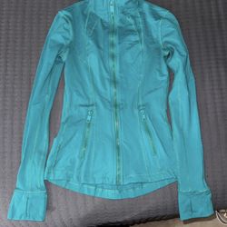 Teal Athletic Zip-Up
