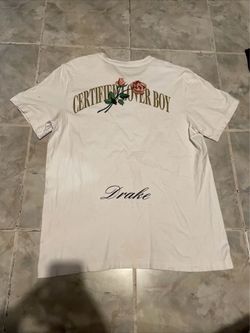 Nike x Drake Certified Lover Boy Rare 2020 Drop Graphic Rose T-Shirt SZ Large