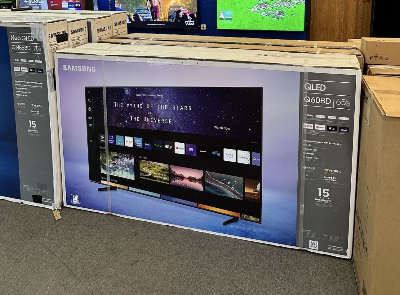65” Samsung QLED Q6 4K Smart Tv