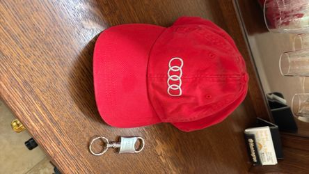 Audi cap and keychain