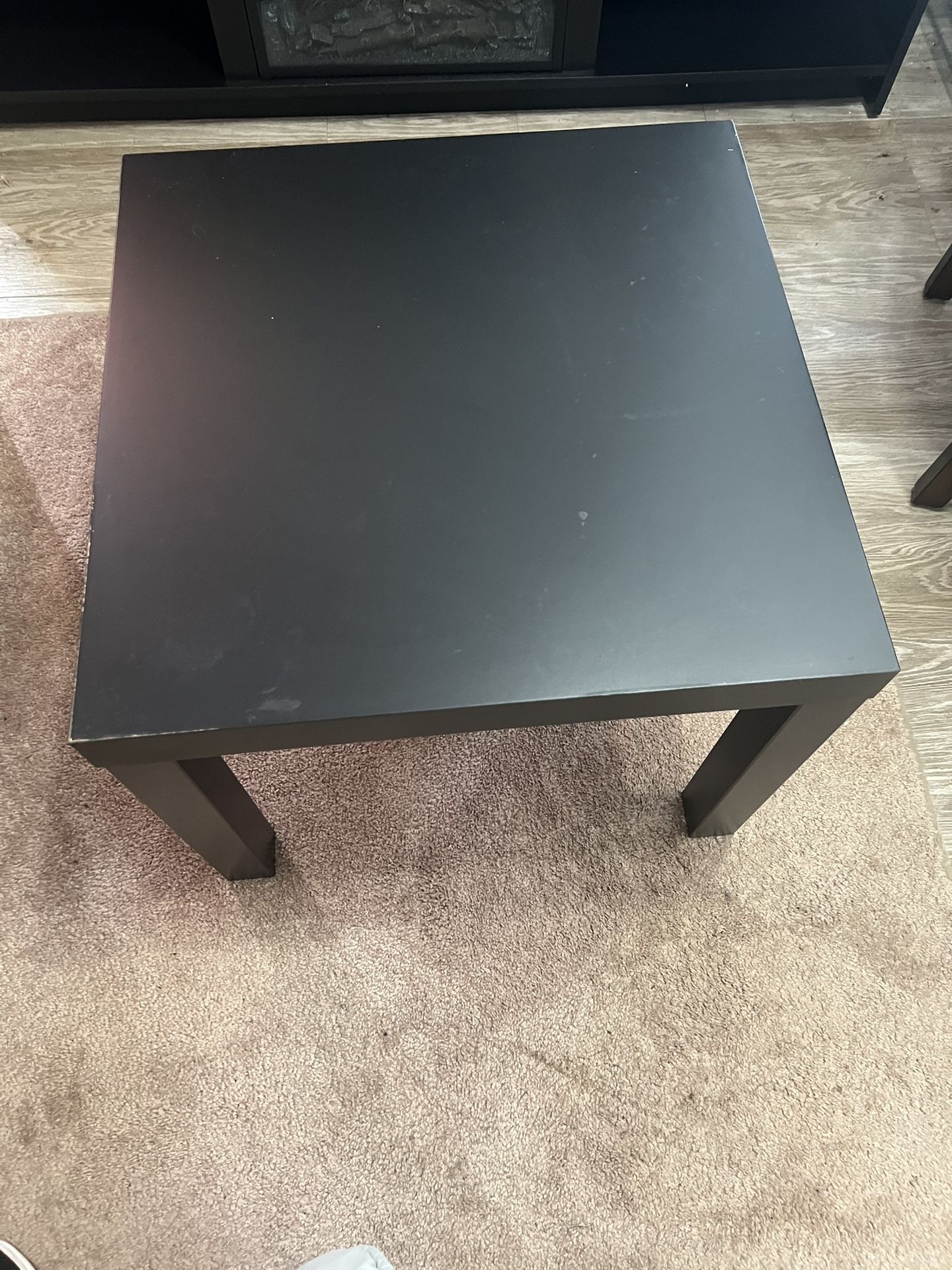 Black Living Room Table 