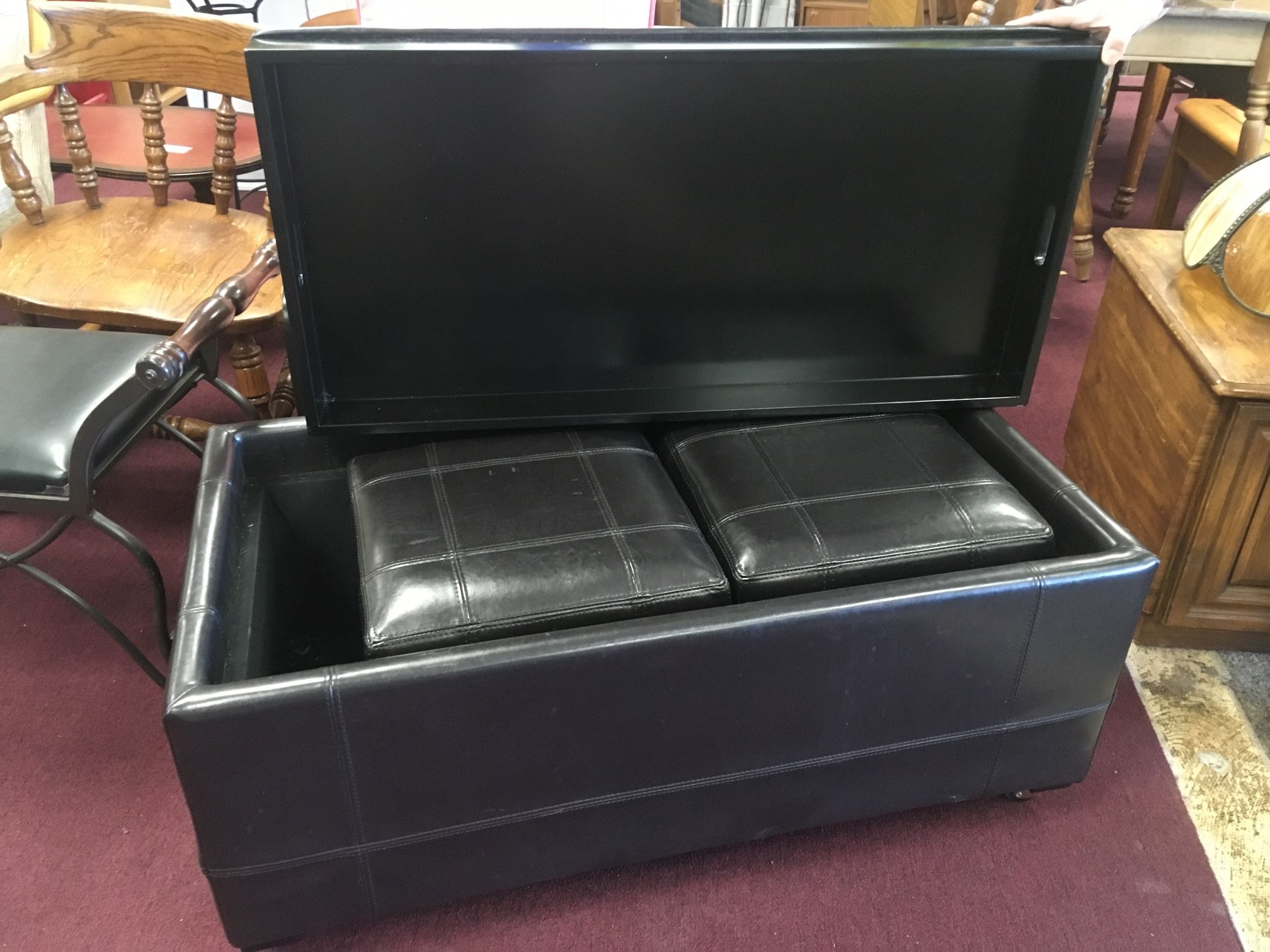 3 Piece Storage Ottomans