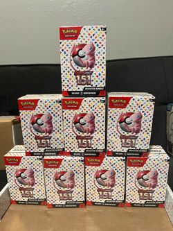 151 Pokemon Booster Bundles (Quantity 8)