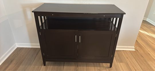 Dark Brown Wood buffet Cabinet