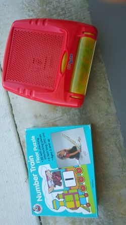 Toys. Floor puzzle. Lite brite