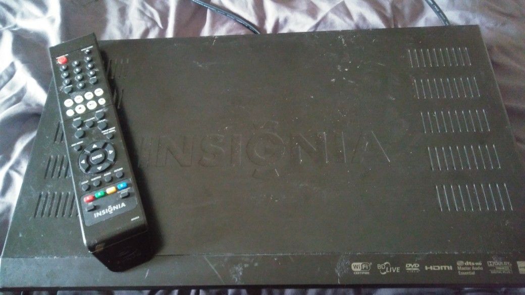 Insignia blu ray wifi player
