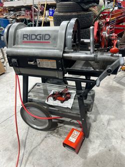 Ridgid 1224 Pipe Threader 1/4” to 4” (REVISED)
