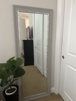 Full Length Grey Body Mirror