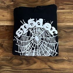 Black & White OG Web Sp5der Hoodie