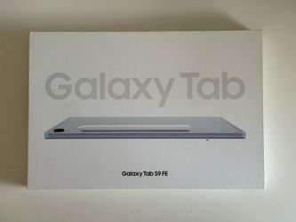 Samsung Tab S9 FE with keyboard case and pen